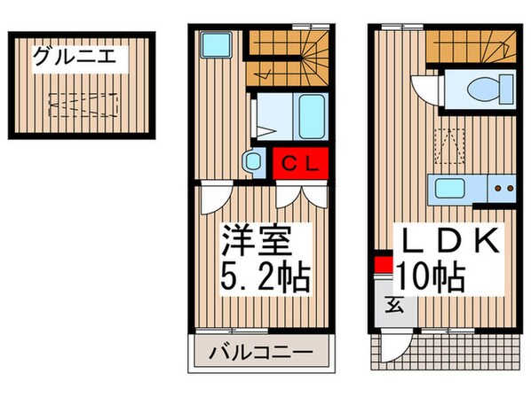 ハイムKの物件間取画像